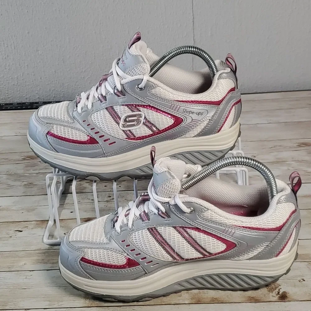 Skechers Shape Ups 11814 Fitness Toning Exercise‎ Walking Balance Shoes Size 8